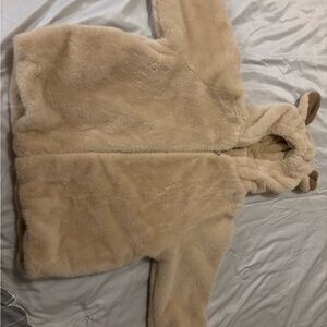 Cozy Cream  Jacket with Ears